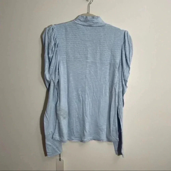 7 for all mankind smocked mock neck Medium - Picture 3 of 9